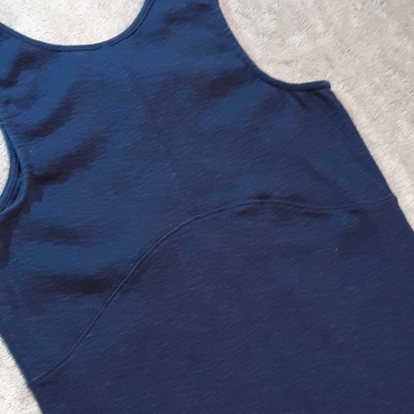 Free People Navy Blue Emmy Lou Lace Up Top - Picture 5 of 7